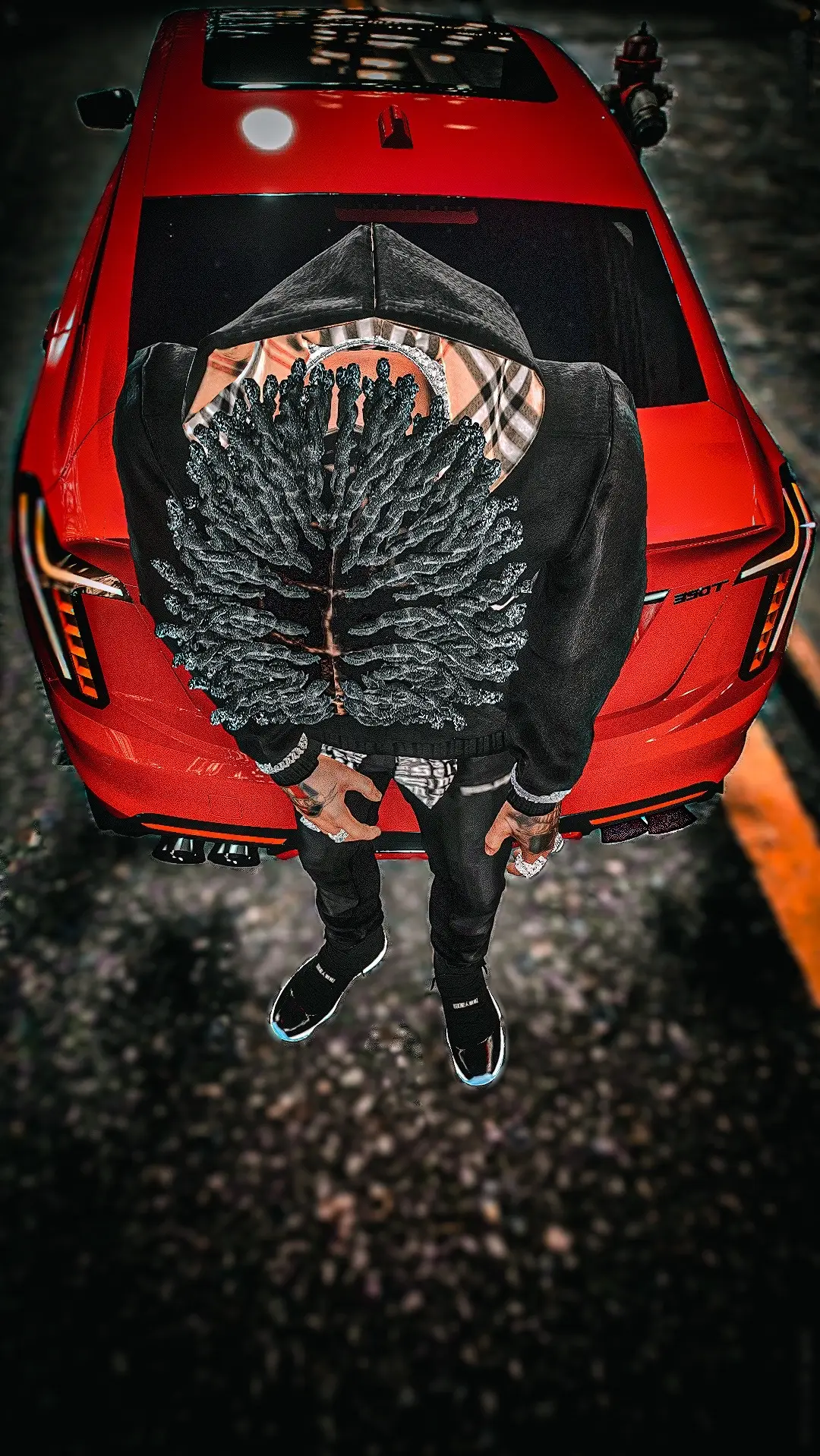 #flickupfreeroam #StreetStyle #LuxuryVibes #NightMode #HustleHard #SRTLife #FashionFlex #UrbanDrip #CarCulture #levelup #BlackOnBlack #RedBeast #LateNightMoves #StealthMode #BossEnergy