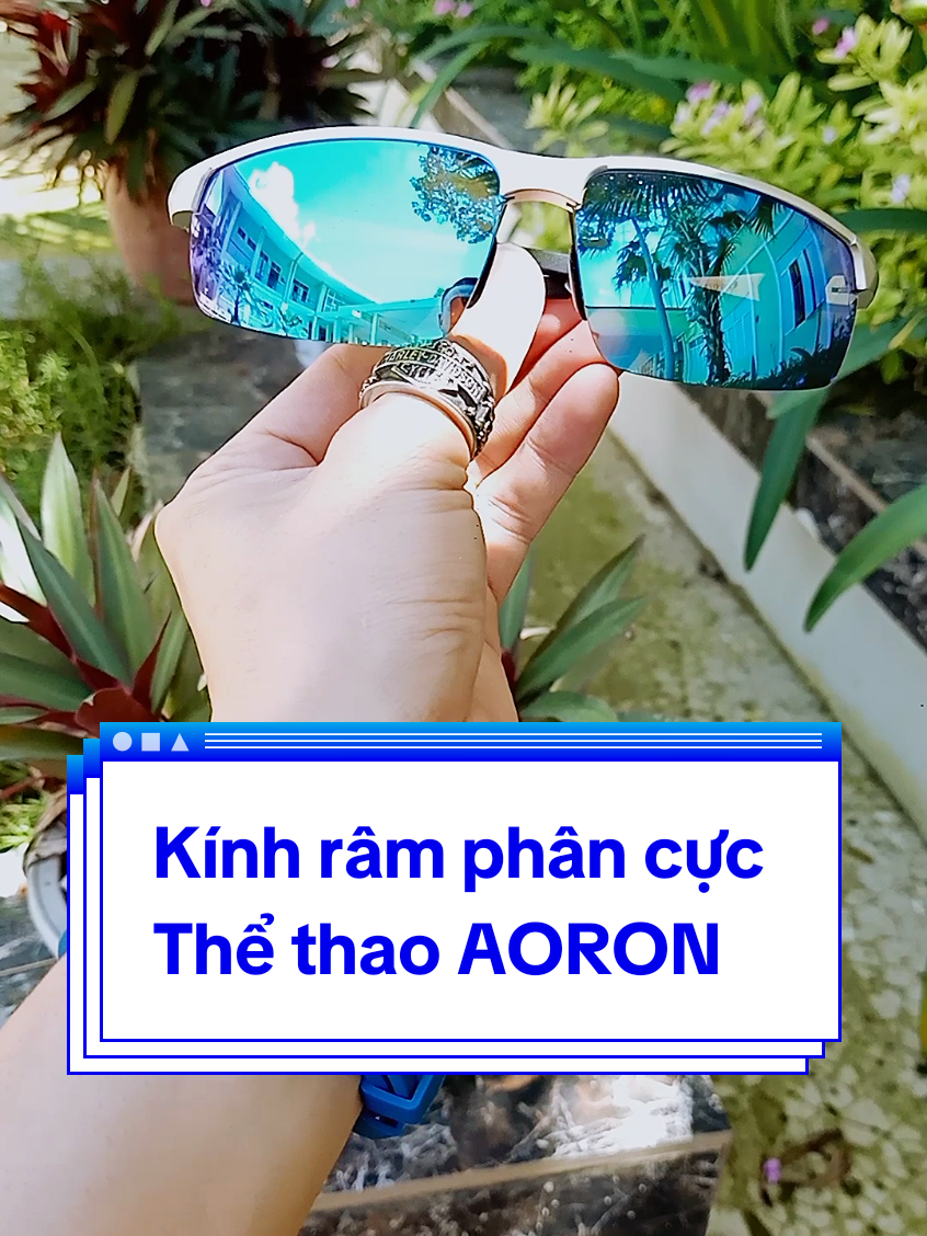 Kính râm phân cực thể thao #viralbeauty #aoron #thoitrangnam  #kinhramthethao  #kinhramphancuc  #kinhthethao #kinhdapxe #kinhdixedap #xuhuong #khanhtongshop #LearnOnTikTok 