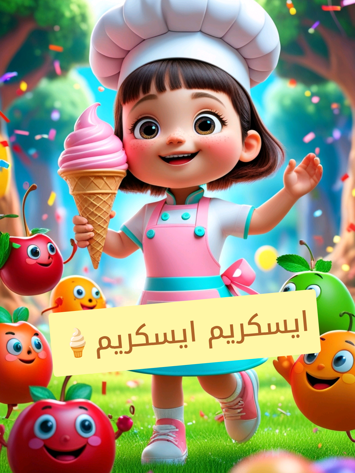 استعدوا لألذ حفلة فواكه في التاريخ! توته، كرزة، مشمش، ونعناع… كلهم مجتمعين علشان يحتفلوا بـ