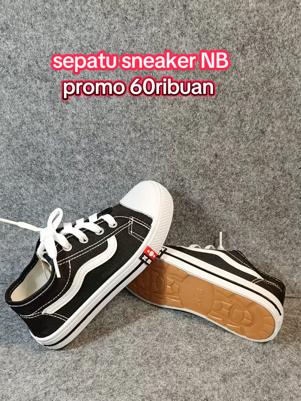sepatu sneaker NB tali hitam putih size29-43  #sepatusneaker #sepatuhitam #sepatusneakers #sepatumurah #belilokal #sepatunb #sepatusekolah 