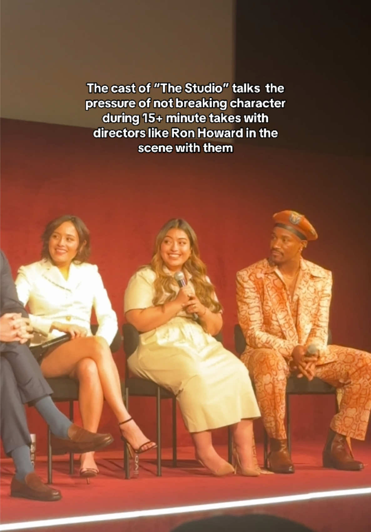 Obsessed with “The Studio” panel @Apple TV #SethRogen #TheStudio #ChaseSuiWonders #KeylaMonterrosoMejia #DewaynePerkins 