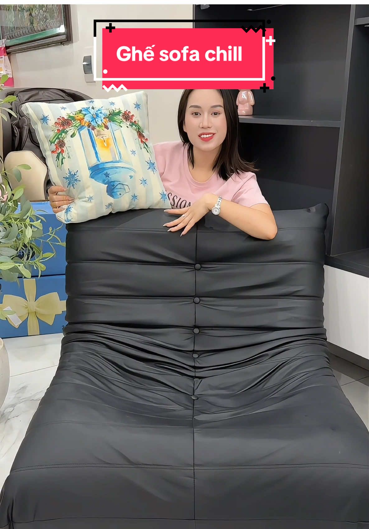 Ghế sofa chill đem lại 1 trải nghiệm thư giãn thoải mái sau ngày dài làm việc vất vả #xuhuong #hangmen96 #ghesofa #ghesofaluoi 