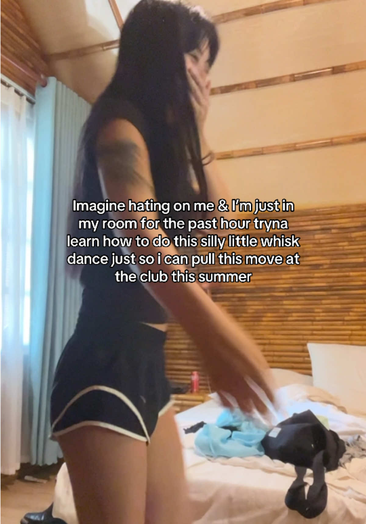 “She’s so cringe & embarrassing” yes i am & look who’s probably happier in life 😜 (tutorials & tips on how to perfect this whisk plzzz)  #whisk 