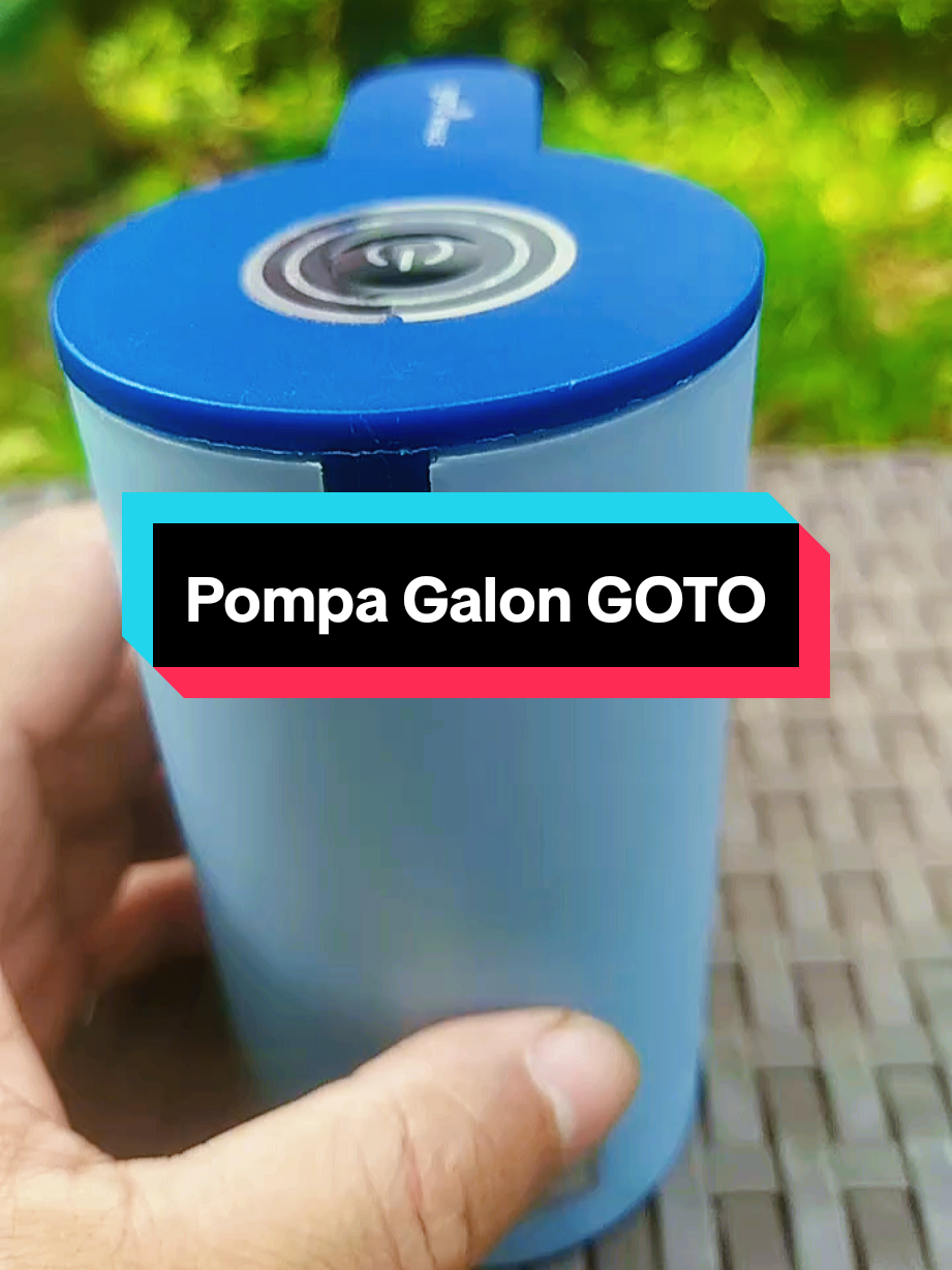 Pompa galon GOTO Batrei awet #pompagalongoto #pompagotoelektrik #fyp #pompagalonelektrik 