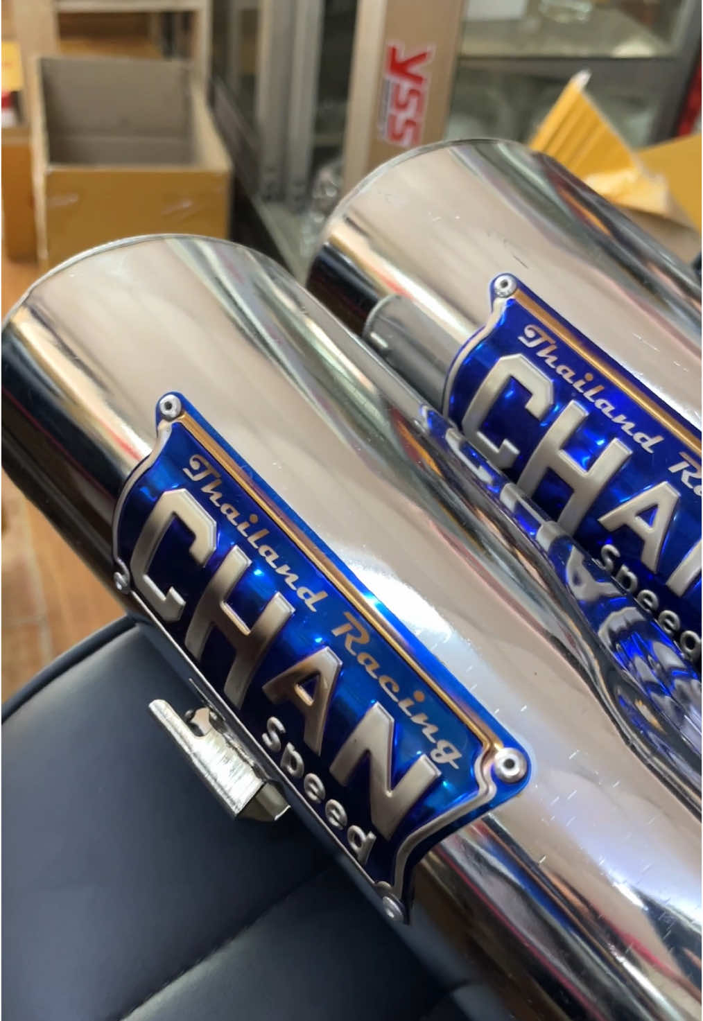 ท่อผ่าชาญสปีดปลายชุบ125 RXIบังลม🔥🔥 #ท่อชาญ #ชาญสปีด 