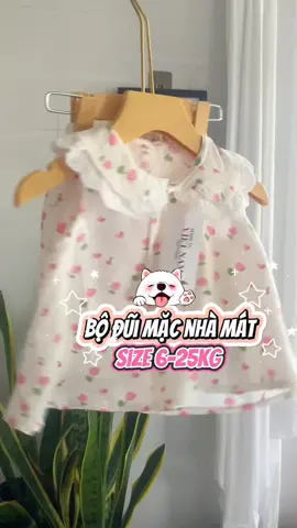 Set đũi mặc nhà xinh cho bé gái từ 6-24kg, quần áo sơ sinh thời trang trẻ em #babe #nonshop7276 #mebim #bodysuit #newborn #thoitrang #mebimsua #bodychip #jumsuit #mevabesosinh #setdaythang #yeuembe #quanaososinh #mevabe #dobochobe