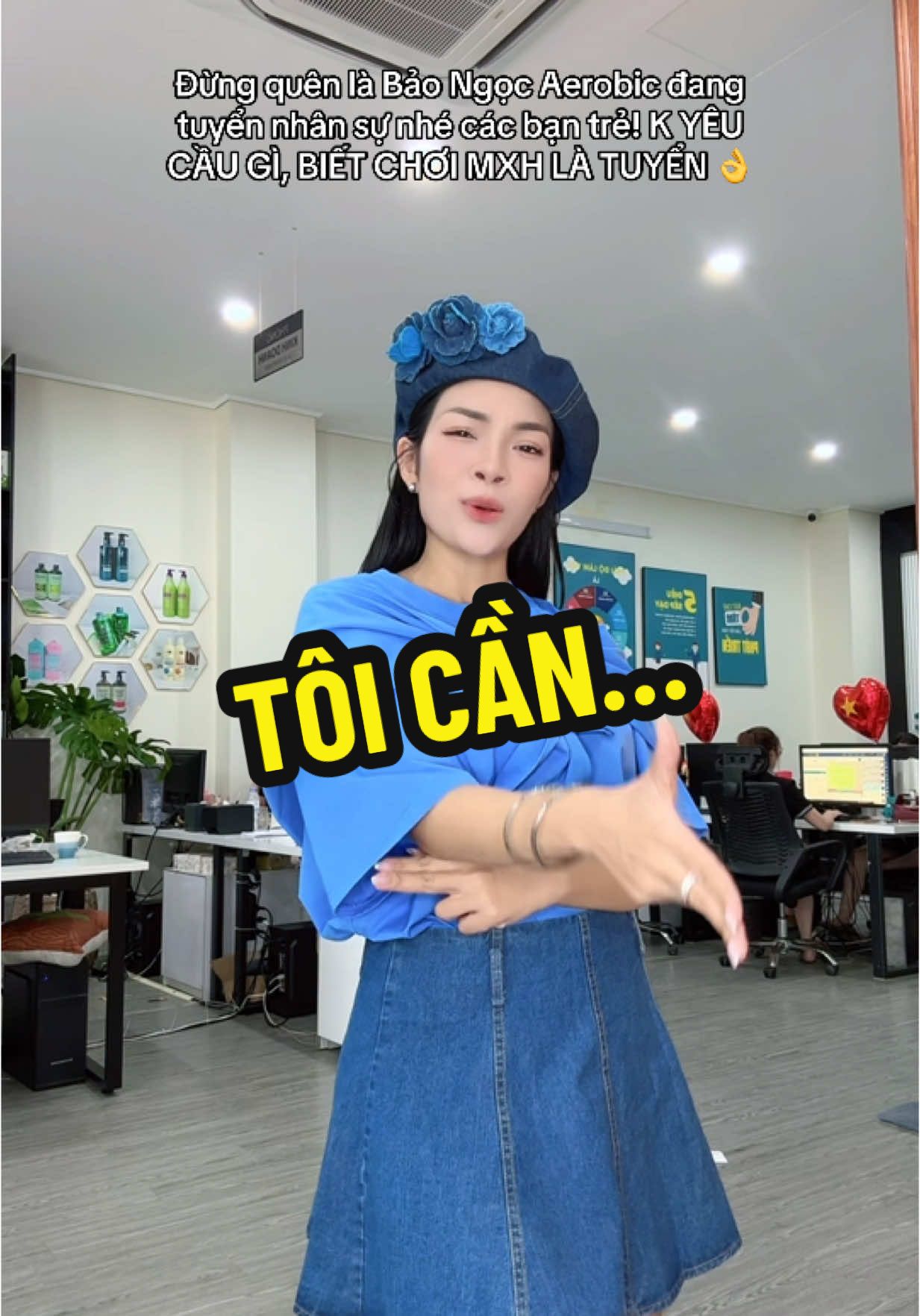 Xin mời các bạn về đội tôi. K yêu cầu gì nhưng nếu có bằng cấp là 1 lợi thế #baongocaerobic #embetingting 