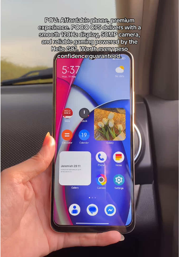 POV: Affordable phone, premium experience. POCO C75 delivers with a smooth 120Hz display, 50MP camera, and reliable gaming powered by the Helio G81. Worth every peso—confidence guaranteed. #poco #pococ75 #budgetphone #xiaomipoco #smartphone 