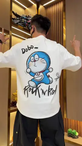 High - quality pure cotton, with Doraemon prints. Unleash extreme coolness in dressing🔥🔥 #fashion #tiktokshop #cotto #oold #Summer #tshirt #tshirts