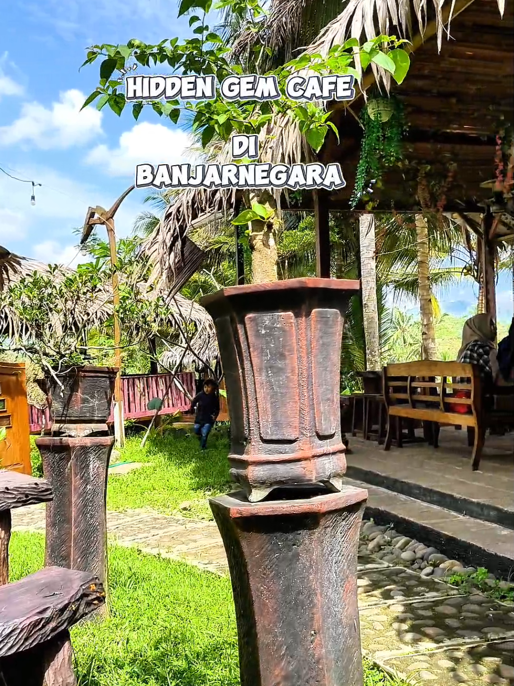 Cafe hidden Gem di Banjarnegara, lokasinya luas banyak spot buat foto