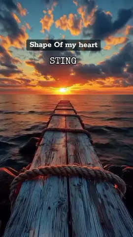Shape Of My Heart By STING - Tahun 2000 - #Music Lyric  #shapeofmyheart  #favouritesong  #fypage