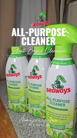 Sisipagin at mag-eenjoy ka na nga sa paglilinis gamit itong All-Purpose Cleaner from Seaways dahil rinse free na siya✨️ #seaways #seawaysallpurposecleaner #seawaysproducts #allpurposecleaner #allpurposecleanerspray #homecleaning #homecleaner #cleaningmusthaves 