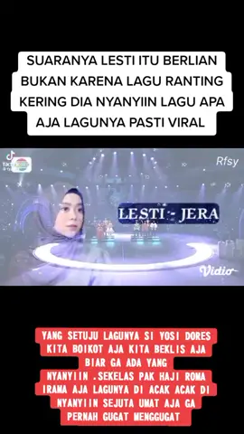 Lesti nyanyiin lagu apa aja bagus karena suara dia berlian 