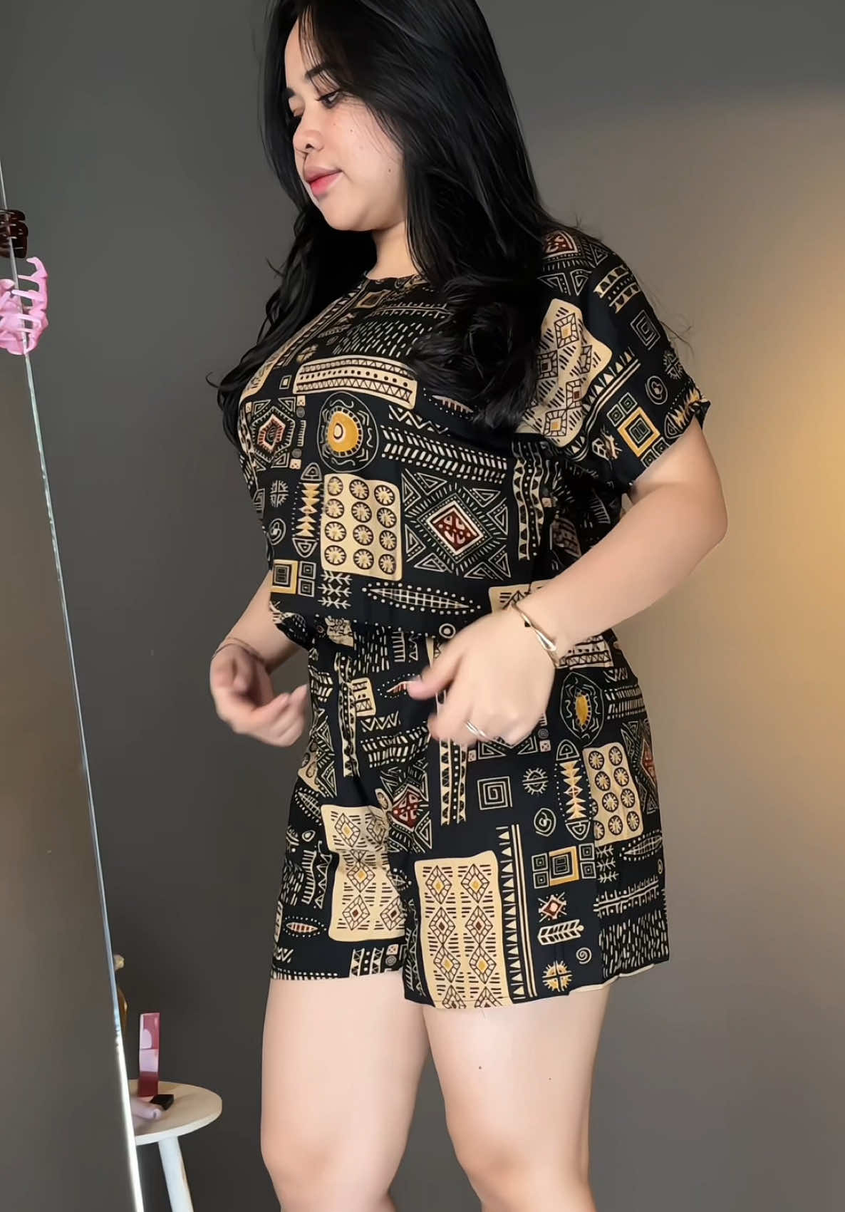 Rekomendasi one set setelan rayon cantik Okayama baju tidur wanita #oneset #setelanwanita #piyamamurah 