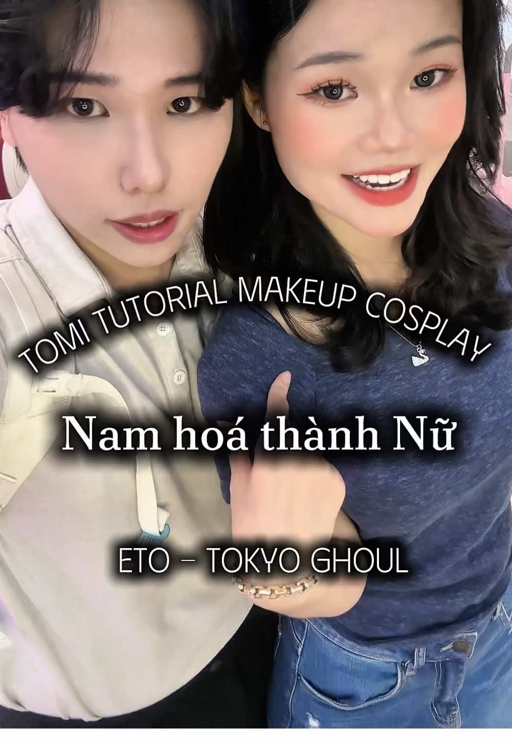 [Makeup Cos TRAP Tutorial] “Anh bạn thân” của Tomi Tomi hôm nay xin phép nghỉ, nhường sân cho chị cosplay Eto lên sóng! Makeup cosplay không chỉ là nghệ thuật… mà còn là phép màu nha mọi người. Ai muốn tự hoá thân, tự tay make cho mình lung linh như coser? 📍@Merry’s Cosplay Store   #tomitomimakeup #makeupcosplay #namhoathanhnu #tokyoghoul #eto #makeuptutorial #fyp #xuhuong #trenddiu #cosplaytransition #etoyoshimura #trend 
