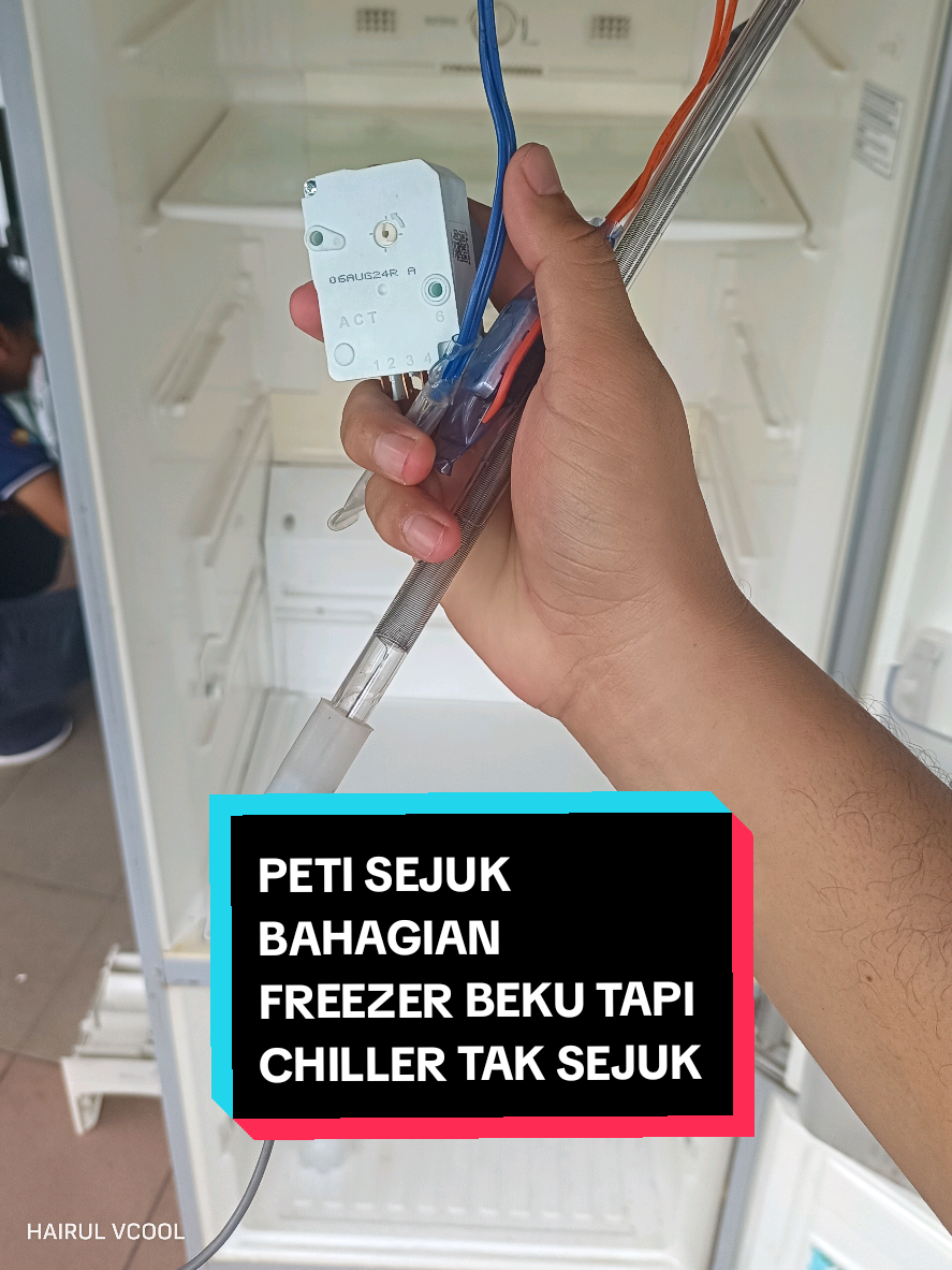 Cara selesaikan masalah peti sejuk bahagian freezer beku tapi chiller tak sejuk.