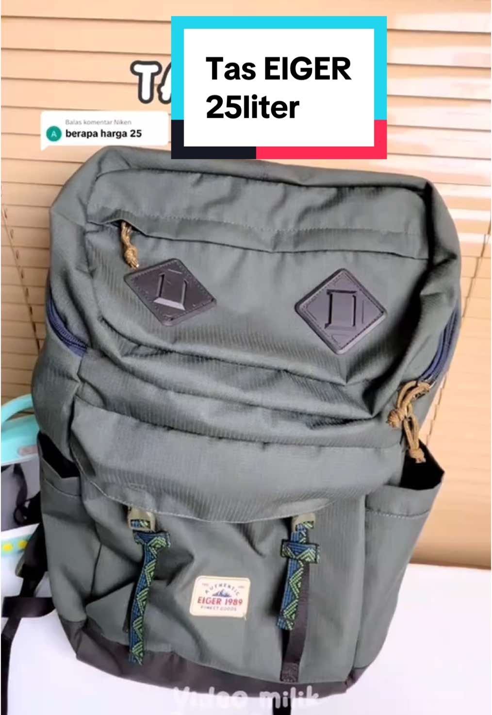 Membalas @Niken lagi promo kak, sayang banget dilewatin promonya 🥰🥰🥰 #tas #eiger #eigeradventure #eigertropicaladventure #eigerproduct #backpack #backpackeiger 