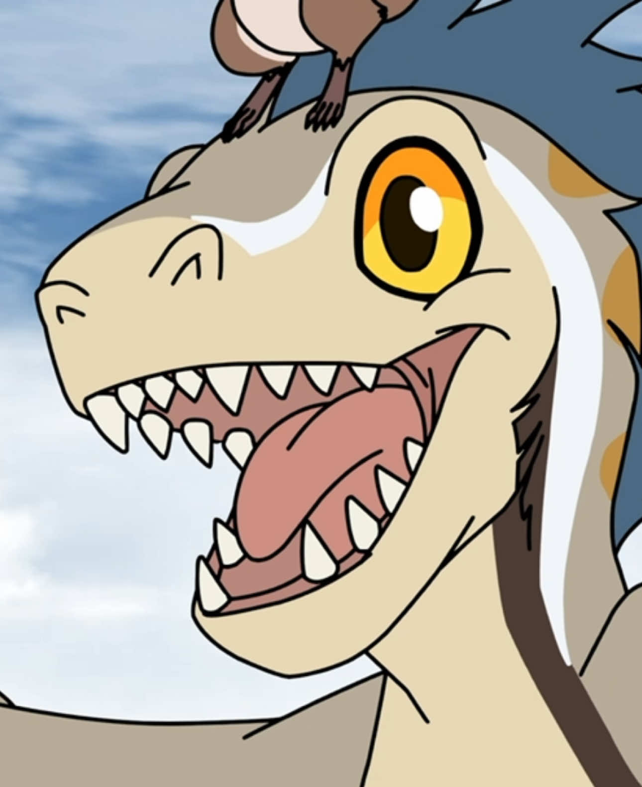 Here’s part 2 of the TALON trailer! You can watch the full version on YouTube at the link in my bio. The pilot drops on June 27th. #TALON #dinosaur #trailer #fyp #animated #pilot #worldoftalon #HanfordFoxTheater #live #event #support #indie #animation #family #scififantasy #youtube #friends 