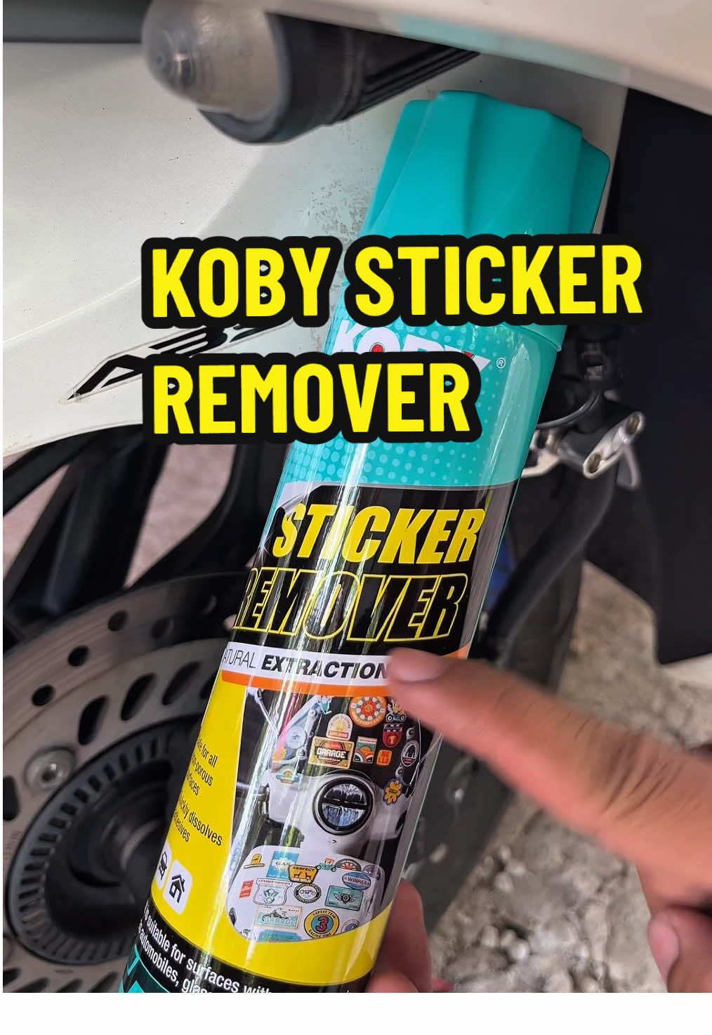 Koby Sticker Remover #stickerremoval #stickerremover #kobystickerremover #sticker #motorcycle 