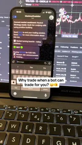 Degening on auto pilot 🤑 #sol #memecoin #trading #solana 