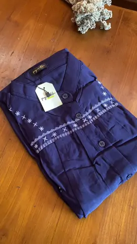 Davina rayon bordir warna navy sudah ready stock😍#gamisrayon #gamismurah 