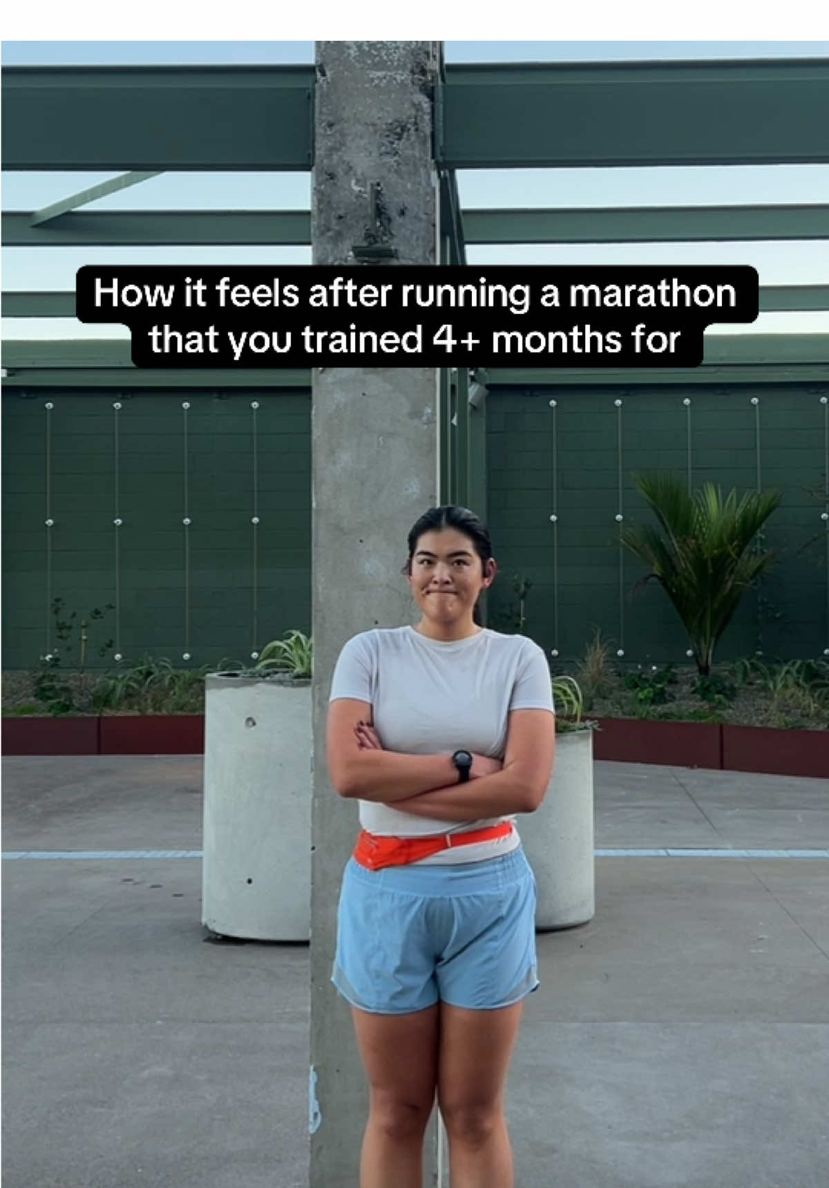 Is it a sick joke that I am looking forward to the next marathon? #postmarathon #marathonblues #runtok 