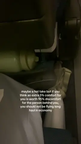 seat planes reclining is my biggest pet peeve i cba #travel #flights #longhaul #economy 