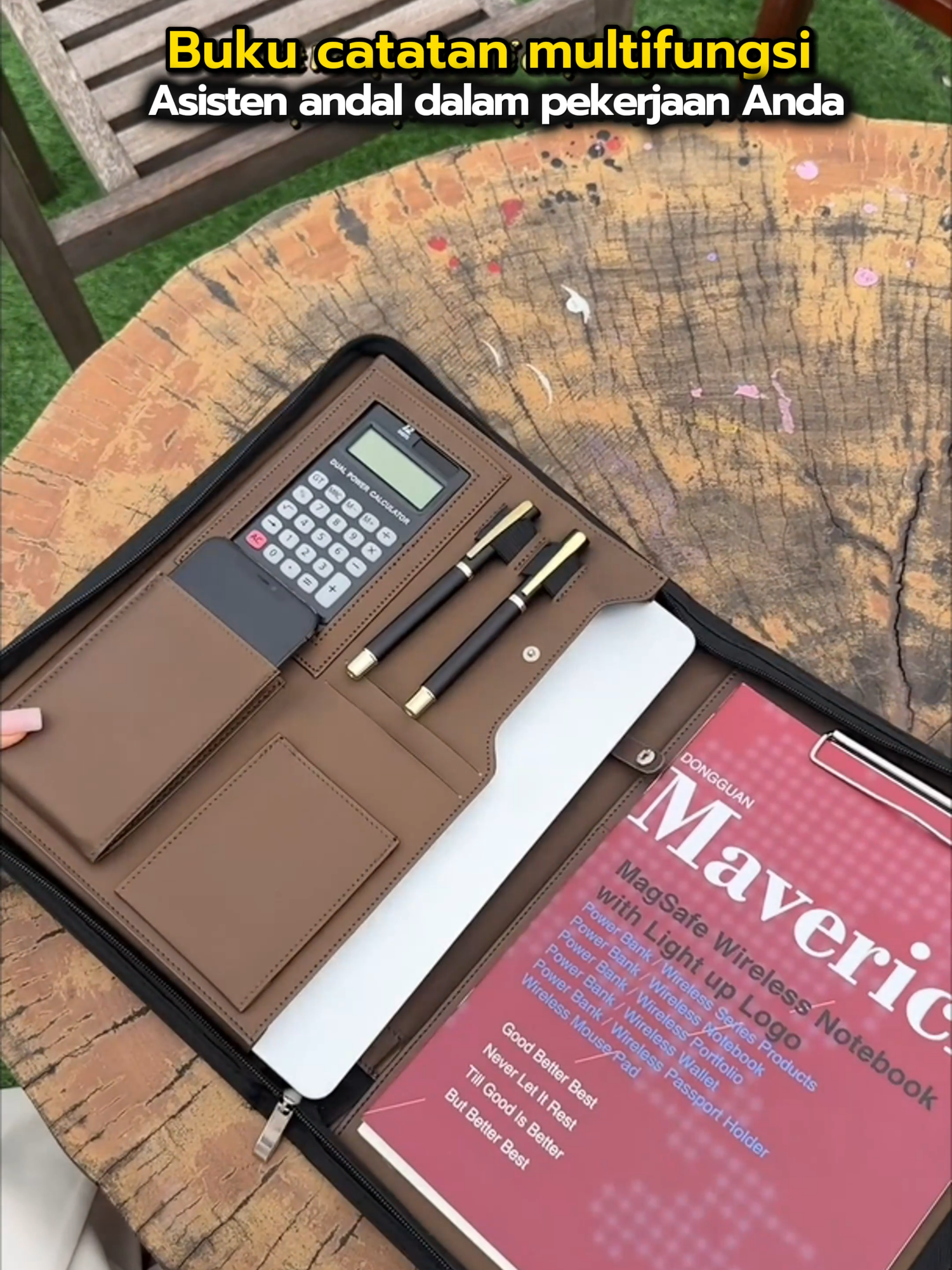 DISKON 60% - DAPATKAN 2 PENA DAN KERTAS -  BUKU CATATAN BISNIS PREMIUM