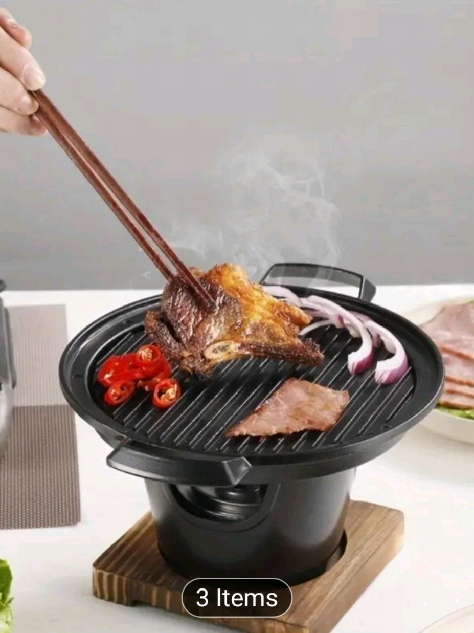 Bếp Cồn BBQ, Kích Thước Nhỏ, Thiết Kế Nhật Bản, Lò Nướng Nấu Ăn Một Người, Chống Dính, Thích Hợp Cho Các Hoạt Động Ngoài Trời, Nướng Thịt, Dã Ngoại, Dụng Cụ BBQ Đa Chức Năng
