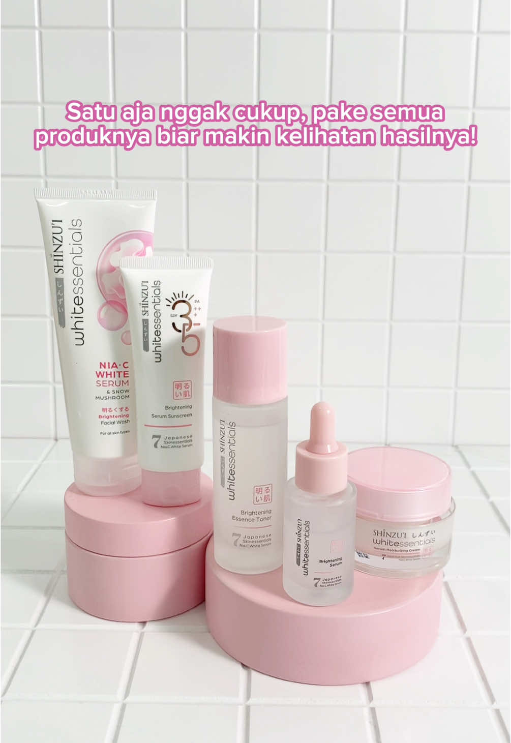 Yuk check out sekarang dan dapatkan hasil kulit yang cerah dan lembut seperti salju ✨ #shinzuisnowskin #shinzuiwhitessentials #7japaneseskinessentials #shinzuiskincare #shinzui 