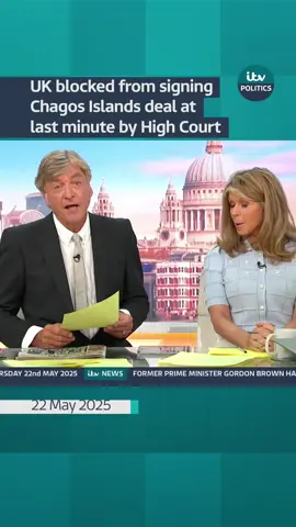 The UK’s deal to give up the Chagos Islands has been temporarily blocked #politics @itvnews 