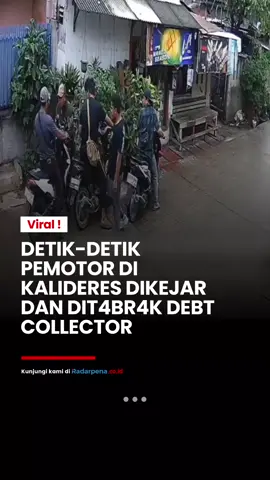 Pengendara motor menjadi k0rb4n aksi sekelompok orang yang diduga debt collector di Jalan Kamal Lama, Kalideres, Jakarta Barat, Kamis pagi (22/5/2025).  Berdasarkan keterangan saksi dan rekaman CCTV, korban dihentikan secara paksa hingga t3rj4tuh ke saluran air akibat dit4br4k salah satu pelaku. Akibat insiden tersebut, korban mengalami cedera di kaki kanan. Usai kejadian, para pelaku langsung kabur dari lokasi. Aksi ini memicu kecaman warga setempat yang mendesak aparat menertibkan praktik debt collector yang bertindak di luar hukum. --- #Radarpena #Radarpenanews #DebtCollector #Kalideres #JakartaBarat #KekerasanJalanan #PemotorCedera #ViralJakarta #CCTV #BeritaJakarta #TindakTegas 