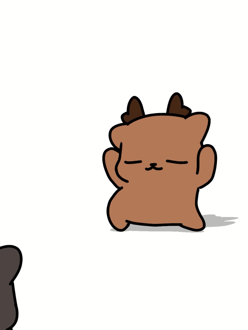 Lonely Lonely  🎶  #cute #animation #lonely #eva #순록 #lonelylonely 