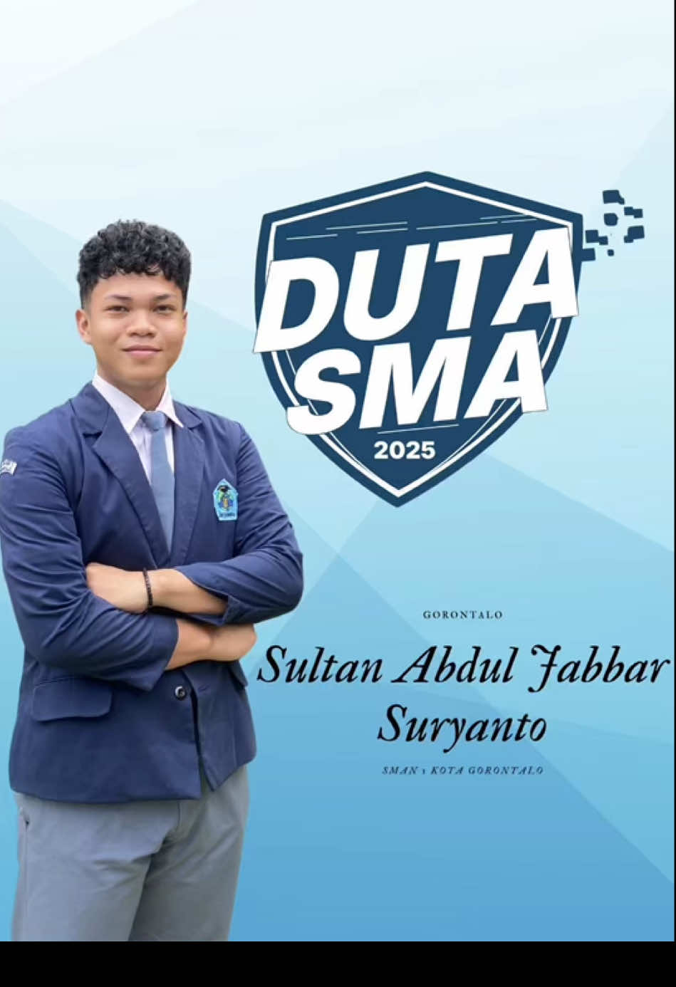 Hallo #temansma👋🏻 Ditangan generasi muda hari ini tercatat harapan bangsa esok hari, melalui pendidikan yang berkualitas mari bersama kita tempa jiwa jiwa tanngguh yang kelak menuntun indonesia🇮🇩 menuju kejayaan tahun 2045.🌟 Sebagai calon DUTA SMA, saya membawakan visi dan misi yang dapat mendorong pelajar SMA yang menginspirasi dan berdampak positif bagi seluruh teman sebaya. Melalui VISi: 