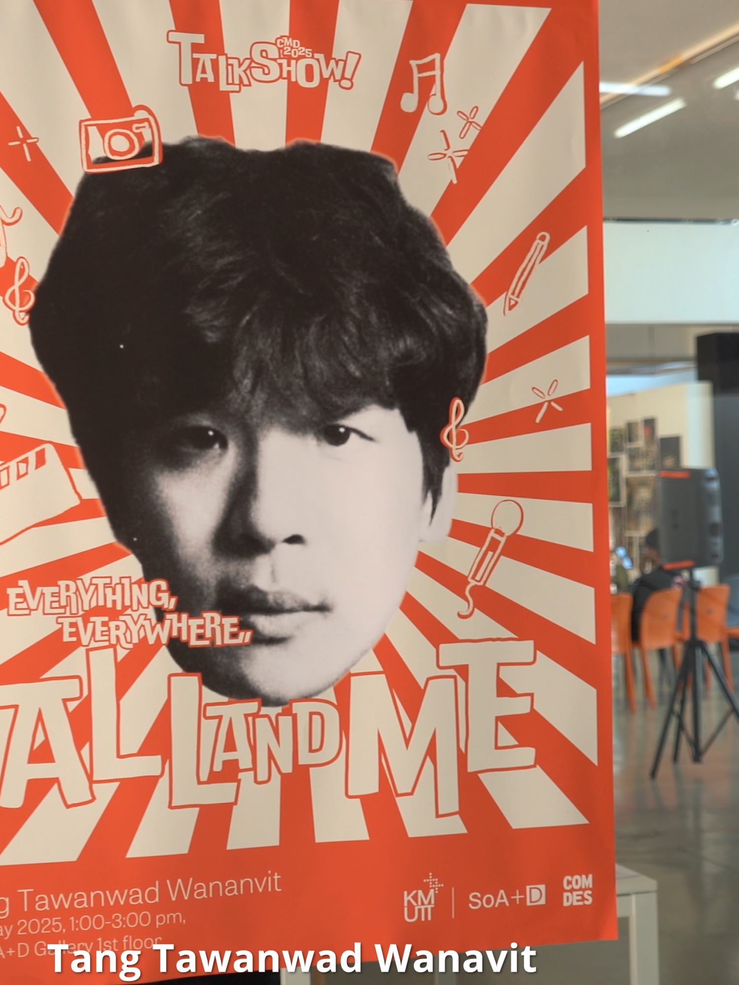 CMD Talk 2025 Shoutout to COMDES 20! You made Talkshow 25 an unforgettable ride—fun, fierce, and full of flavor! Big thanks to our legendary guest Tang Badvoice (Tang Tawanwad Wanavit) for dropping wisdom, laughs, and vibes that hit just right. Your talk? Pure gold. Here’s to bold voices, brave ideas, and the badassery of COMDES. Let’s keep the stories rolling. #COMDES20 #Talkshow25 #TangBadvoice #DesignTalks #ThankYou ดูน้อยลง