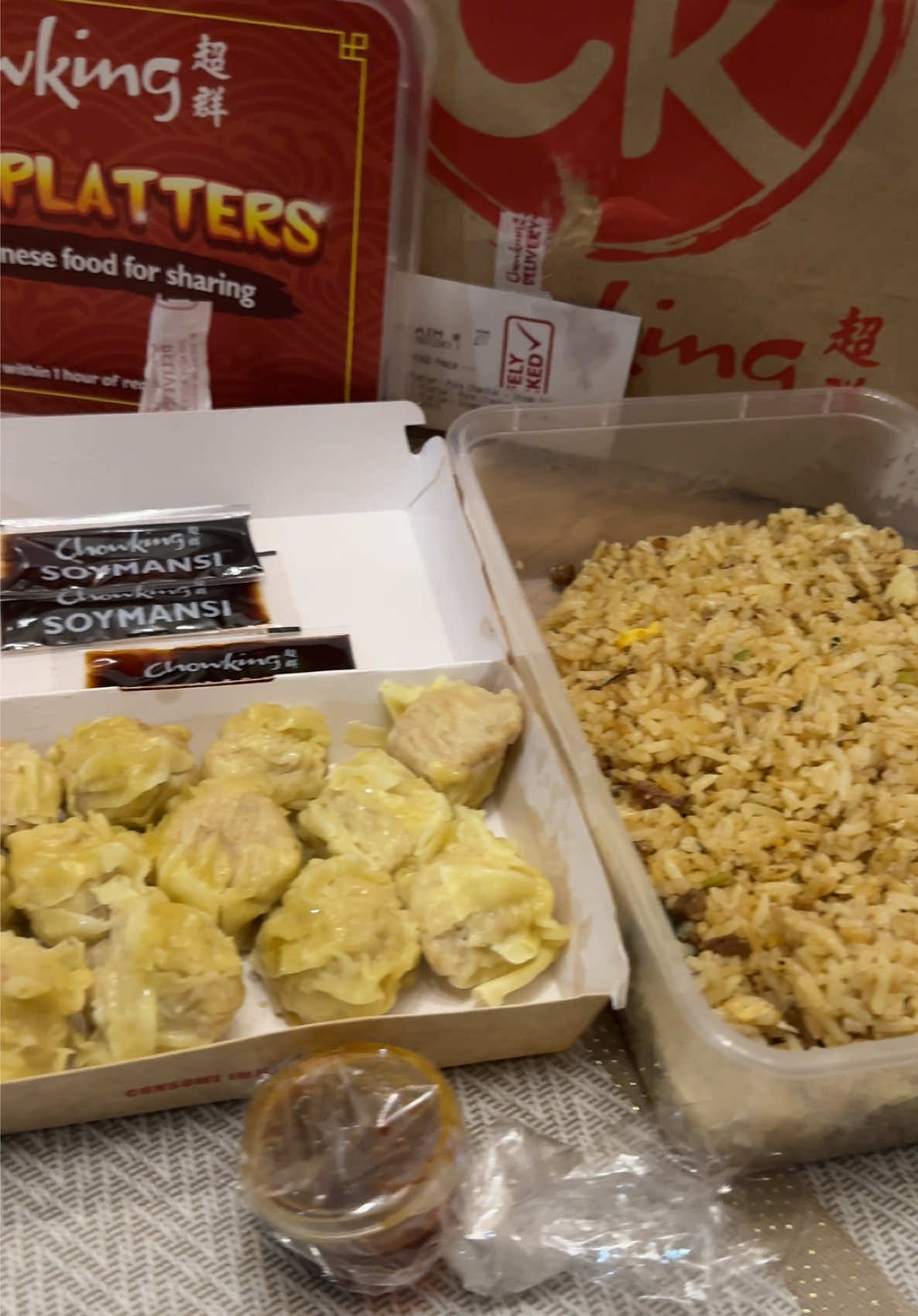 Chowking Chaofan Platter with Steamed Siomai #chowking #chaofan #siomai #food #Foodie #foodtiktok #FoodLover 