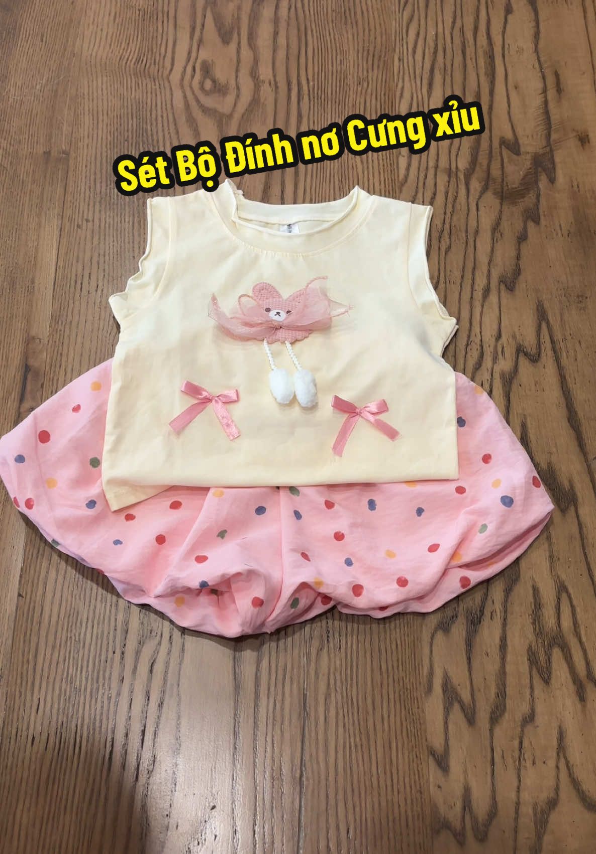 Sét Bộ gắn thỏ quần Bí Cưng xỉu cho bé Gái #xuhuong #quanaotreem #doxinhchobe #setdoxinh #mevabe #dobegai #hienbokids #xuhuongtiktok 