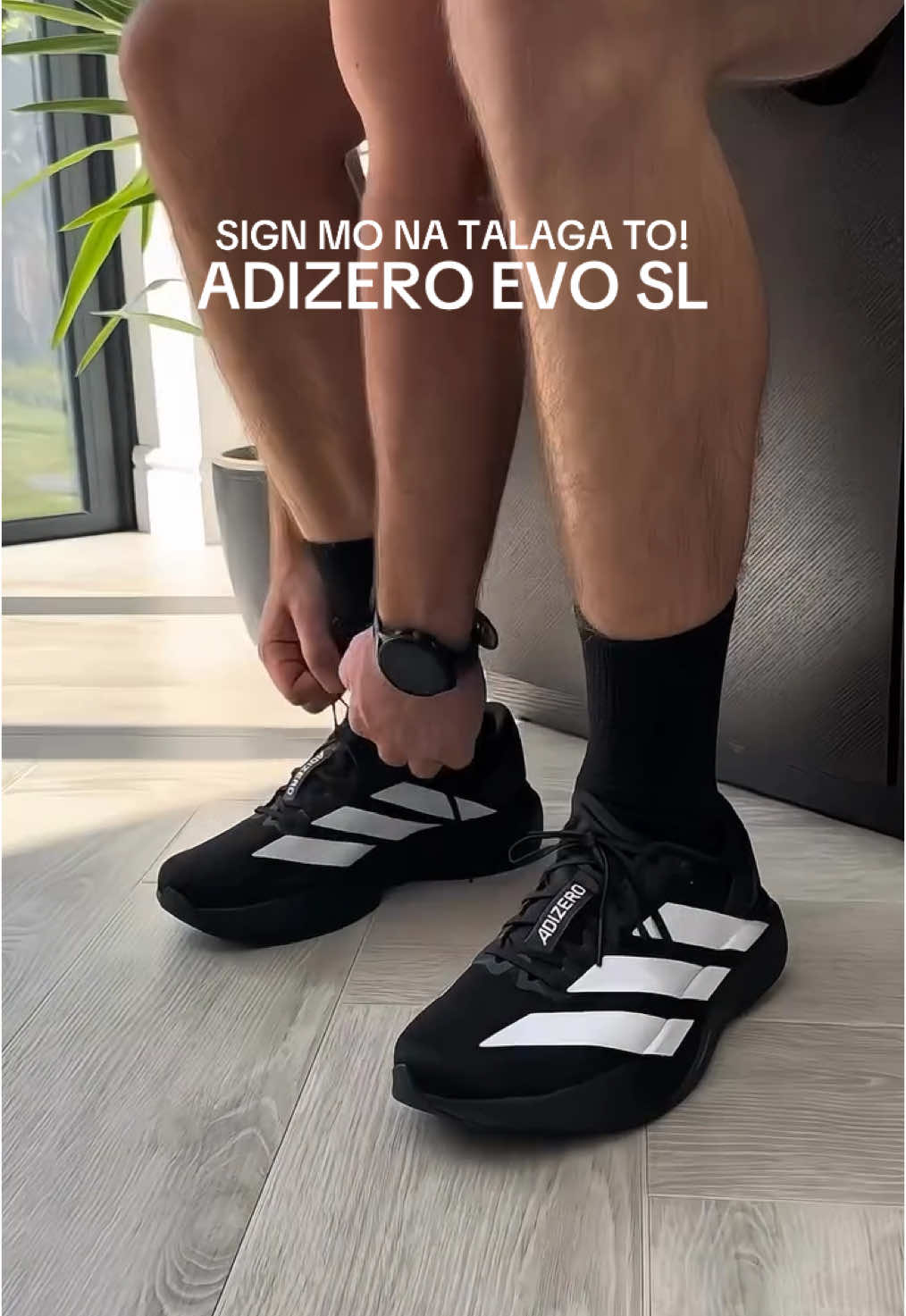 Sign mo na talaga to! Adizero Evo SL Black and White🎬 #adizero #adizeroevosl #evosl #adidasadizero #adidas 