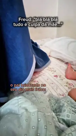 o trauma do pai ninguém fala, né? 🤔