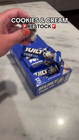#builtbar #builtpuffbars #proteinbar #cookiesandcream #proteinsnack 