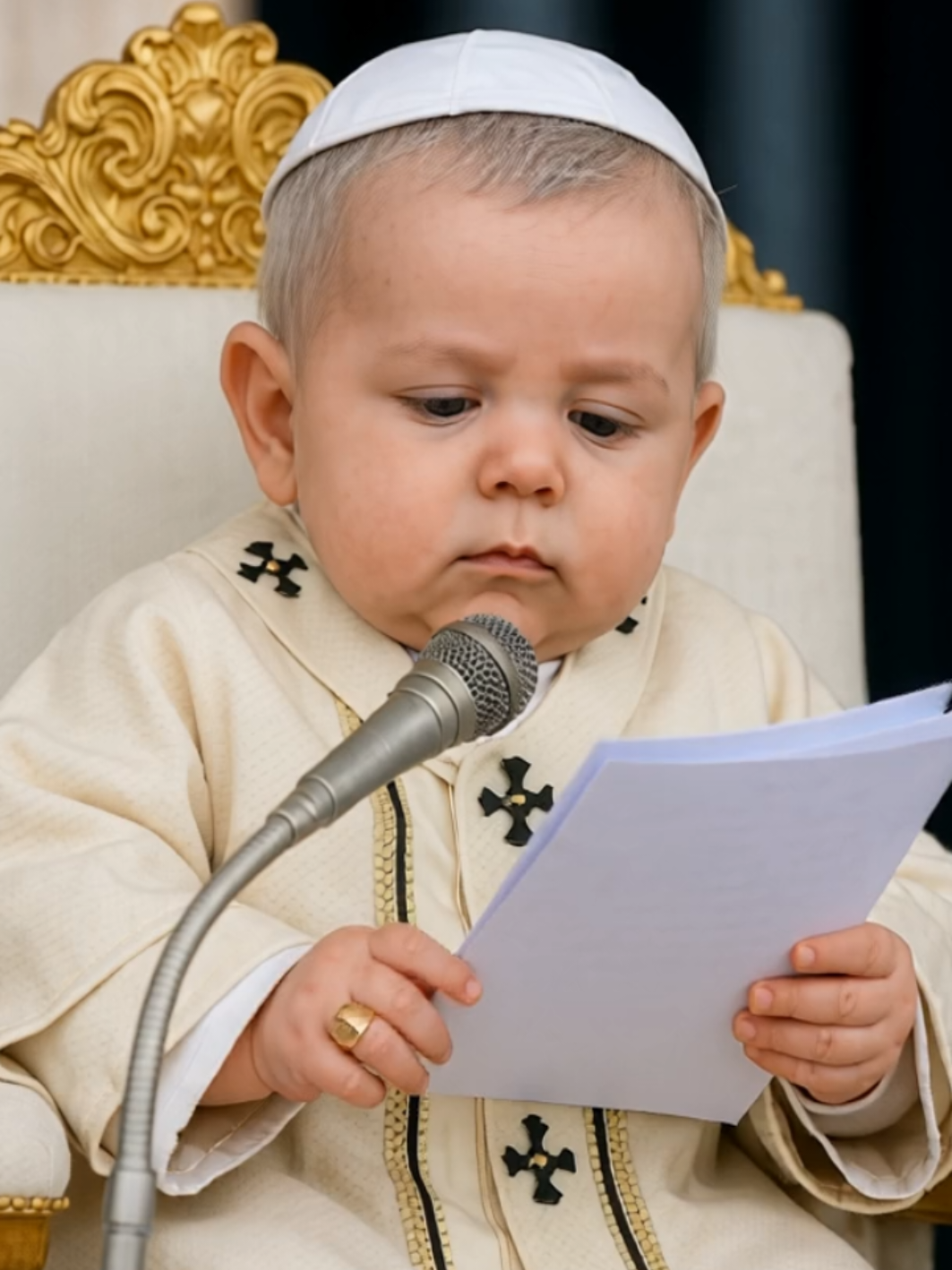 #babypopeleoxiv #church #baby #vatican #pope #leoxiv 