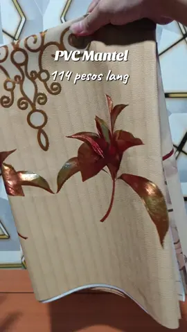 Sa halagang 114 pesos mii may aesthetic ka ng mantel jan.  #pvcmantel #mantle #mantel #tablecloth #tablecover #foryou 