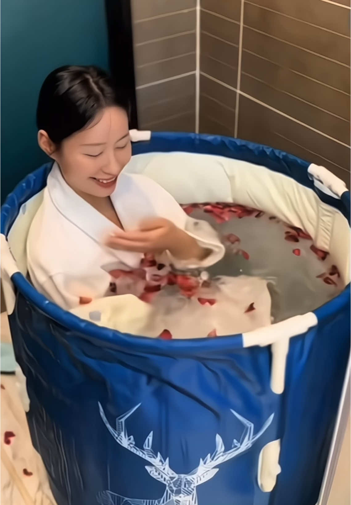 Bồn Tắm Gấp Gọn 6 Lớp FUHO Làm Từ Vải Oxford Chống Thấm Cách Nhiệt 3h Có Thể Gấp Gọn#thinhhanh #xuhuong #giadungtienich 