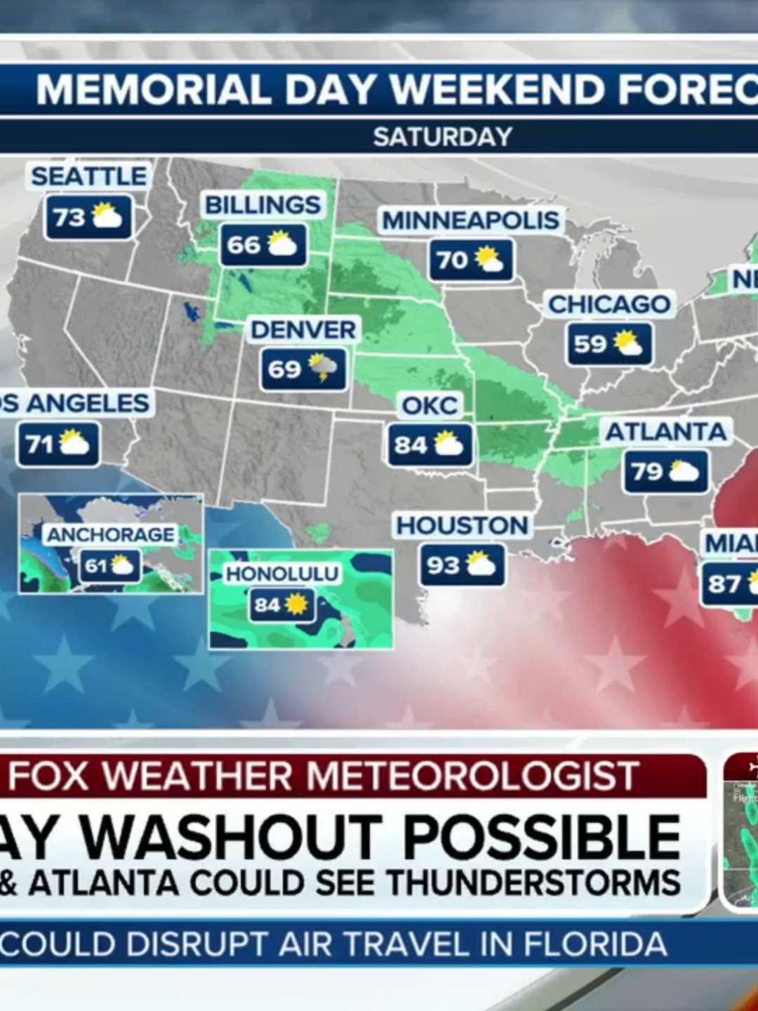 ☔️ OH NO! Looks like the unofficial start to summer for Memorial Day weekend will be a chilly and wet one. A slow-moving storm is set to dampen outdoor plans, especially across the South. #memorialday#forecast #weather #plans #travel #weathernews
