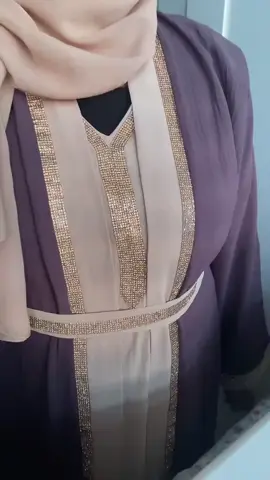 HADIYA CONTRAST ABAYA EMBELLISHING #abaya #eid #outfit #fashion #style #modest #gifting #abayastyle #abayagirls #tiktokshop #tiktokmademebuyit #summersale #springsale #occasion #event #party 
