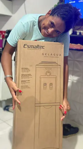 bebedouro novo 🧊 🥶🙏🏽#conquista #eletrodomesticos #casaorganizada #bebedouro #esmaltec 