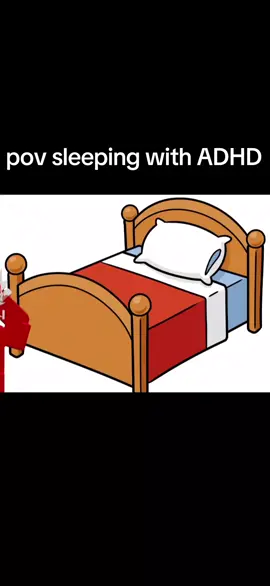 pov trying to sleep with ADHD