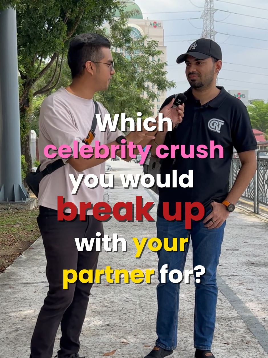 Which celebrity crush you would breakup with your partners?😏 #streetinterview #Relationship #funny #sydneysweeney #georgeclooney #anadearmas #ayamas #famous #fyp #fypage #fypdongggggggg #masukberanda #masukberandafyp #masukfyp #foryoupage  #foryourpage #tiktokmalaysia #xyzbca #viral #trending #viralvideo #trendingvideo #abgbrand #rwyfb #thevoyeurs 
