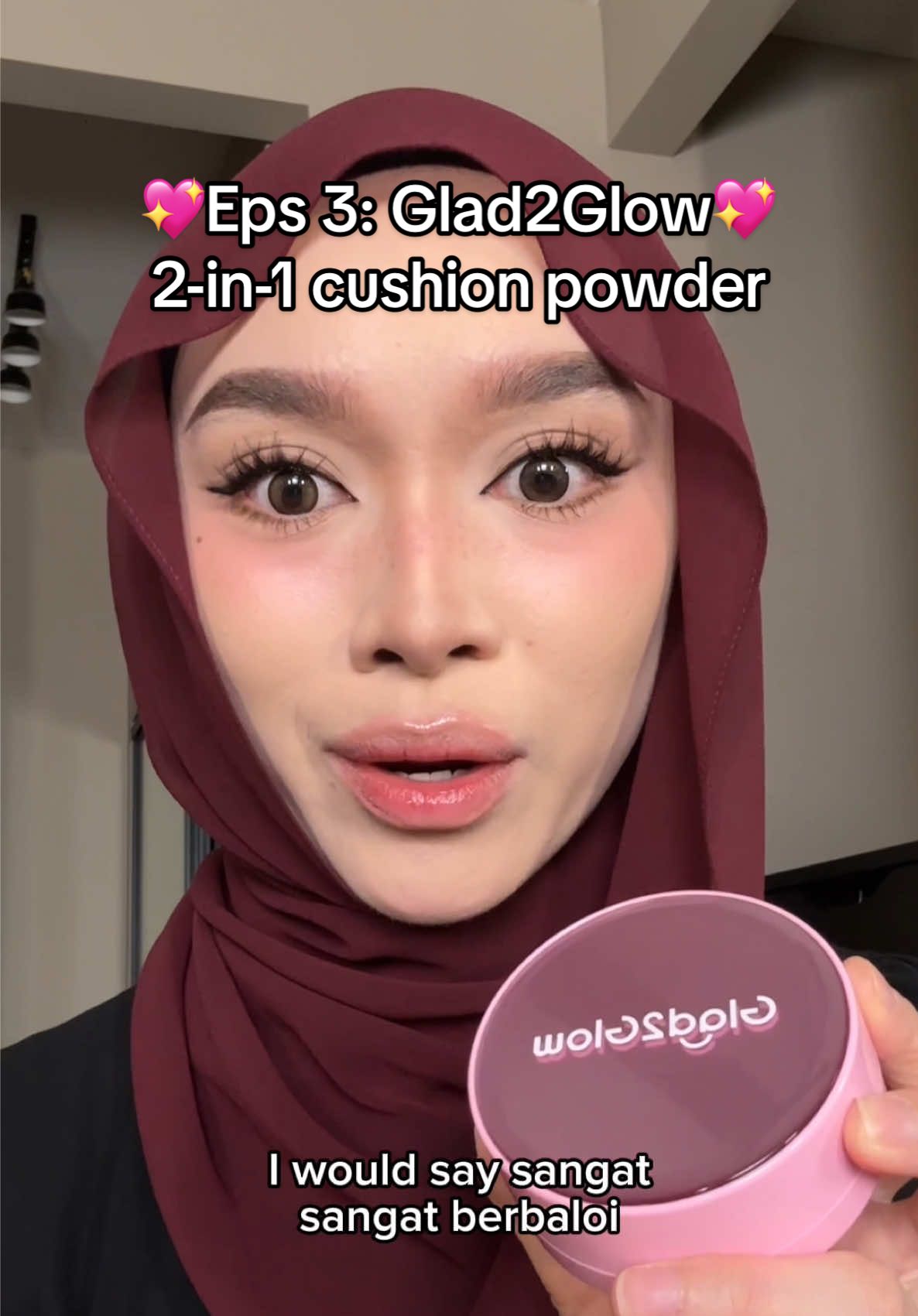 Replying to @オーアン Episode 3 of trying out new cushion foundations: i might be the last person to try @Glad2Glow.my’s 2-in-1 cushion powder🤣 but LOVE LAH UTK BUAT LOOK2 DOUYIN GINI #makeupmalaysia #g2g2in1cushionpowder 