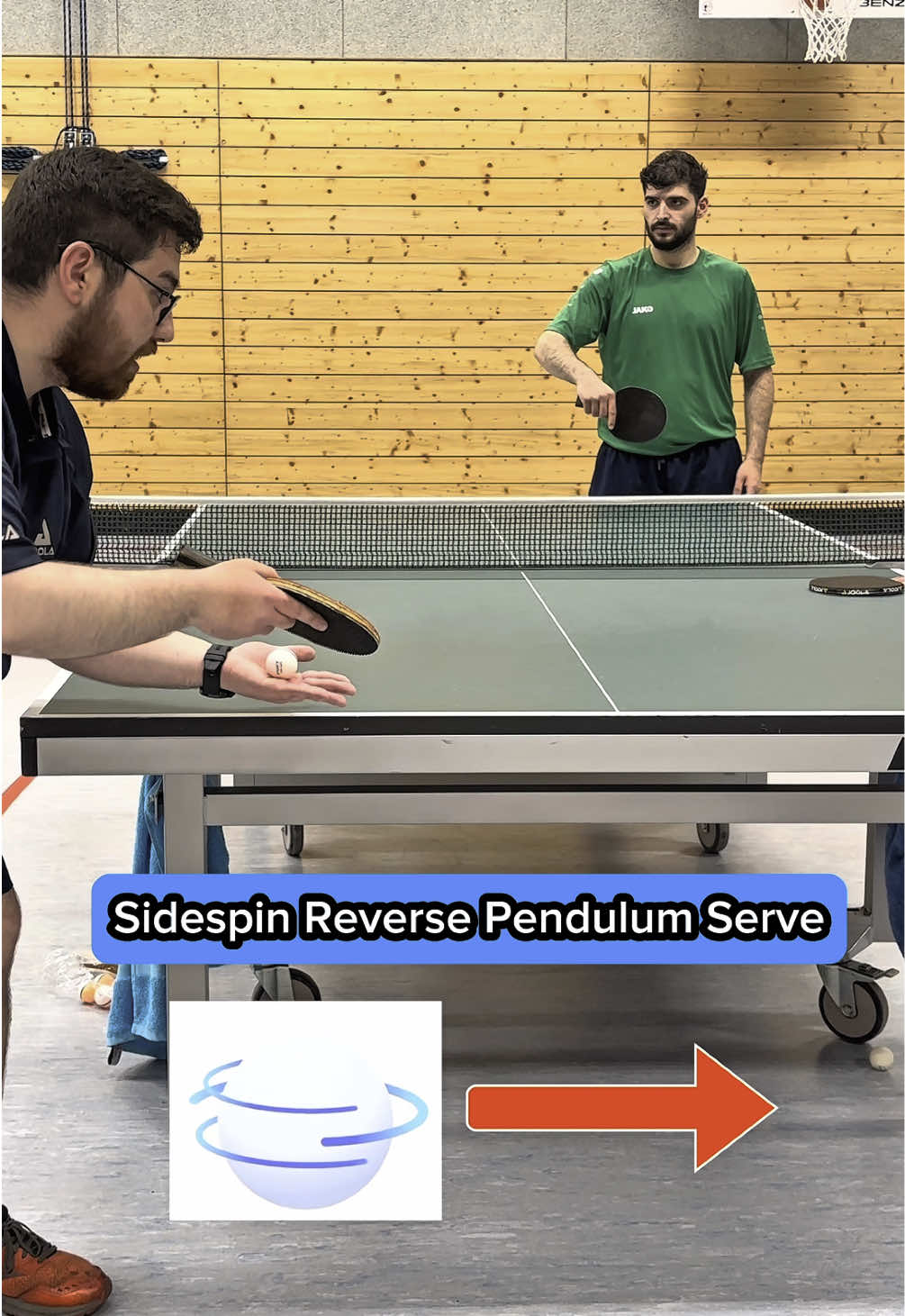 Serve Variations 👨🏽‍🏫 #tabletennis #tischtennis #masatenisi #pendulum #reversependulum #backspin #pingpong 